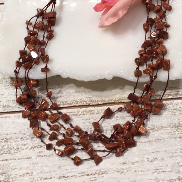 🌸[2/$30.00]🌸 Goldstone Necklace - Picture 3 of 6